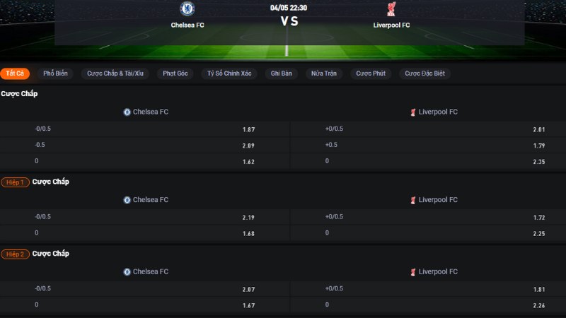 Chelsea vs Liverpool