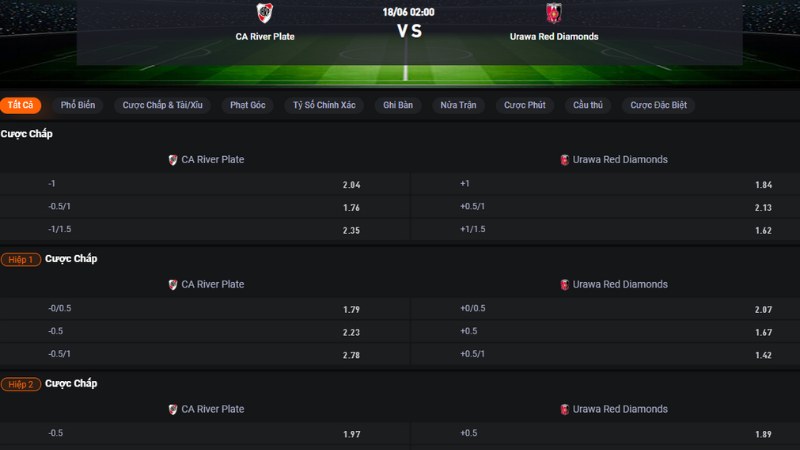 River Plate vs Urawa Red